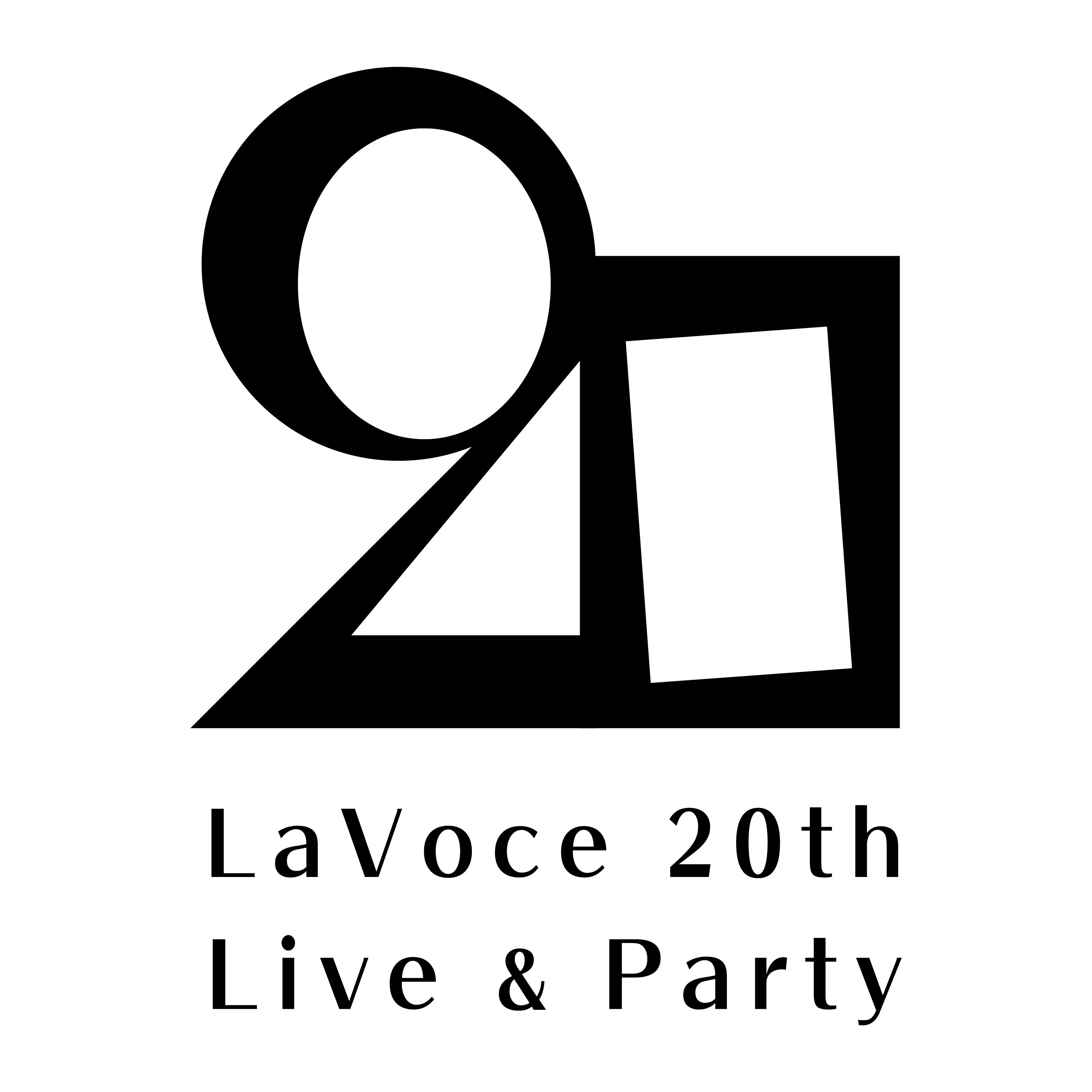 LaVoce 20th Logo